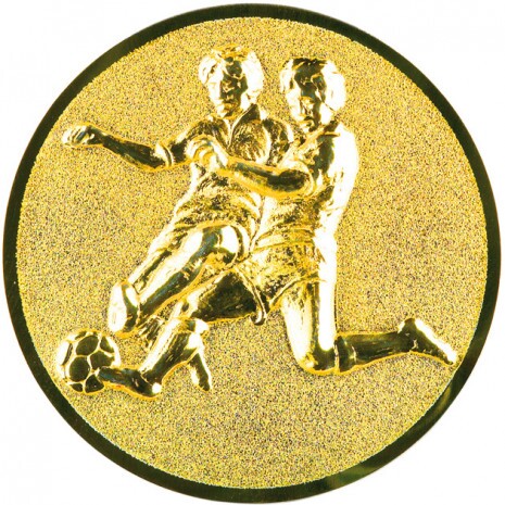 Football (embossed) medal insert