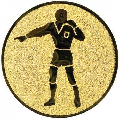 Football (referee's whistle) medal insert
