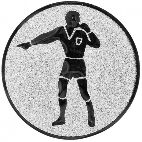Football (referee's whistle) medal insert