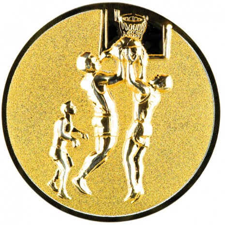 Basketball (relief) medal insert