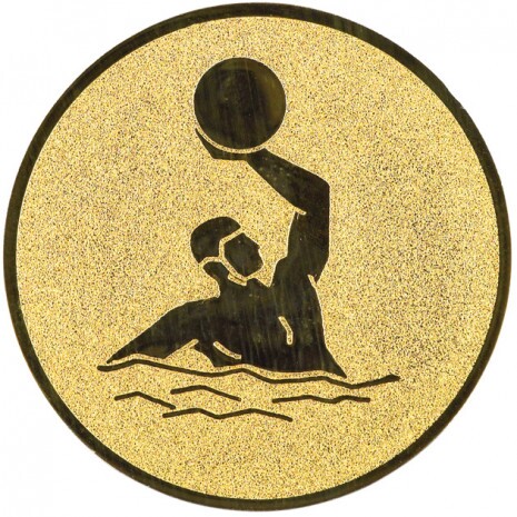 Water polo medal insert