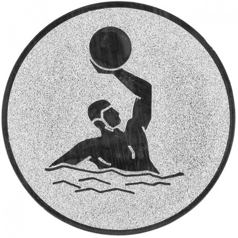 Water polo medal insert
