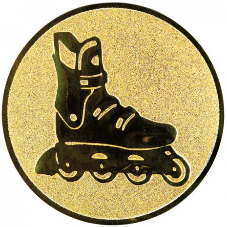 Roller skates medal insert