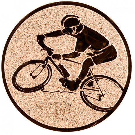 Cycling (mountain bike) medal insert
