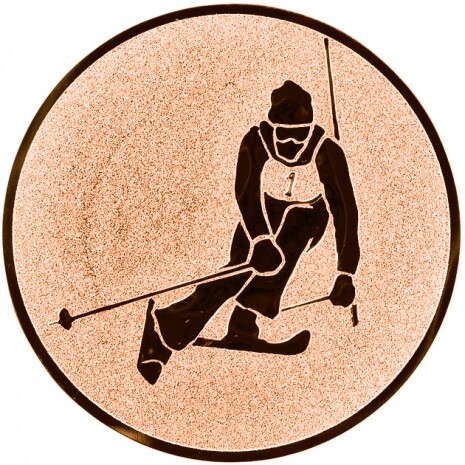 Sílesiklás érembetét bronz 50 mm