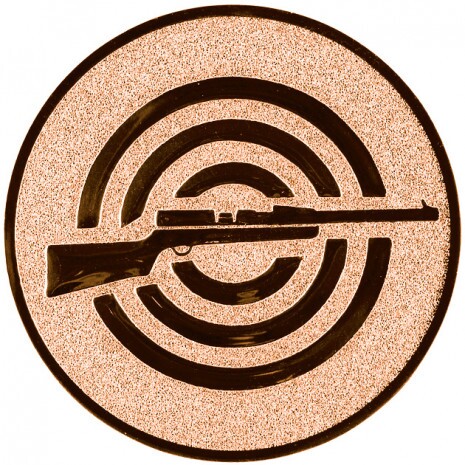 Shooting (rifle) medal insert