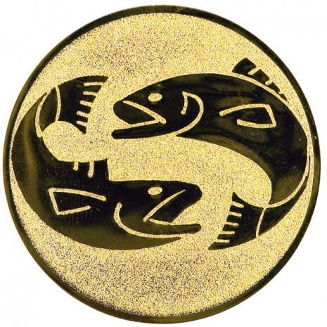 Fishing (fish) medal insert
