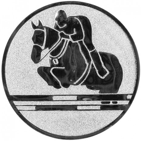 Equestrian (jumping) medal insert
