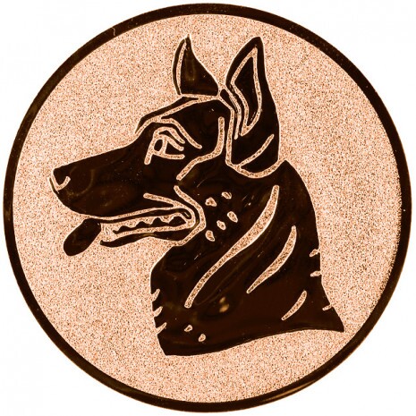 Dog (german sheperd) medal insert