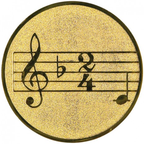 Sheet music) medal insert