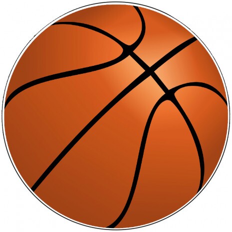 Basketball mefal insert 50 mm