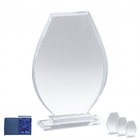 Crystal trophy Holly in gift box