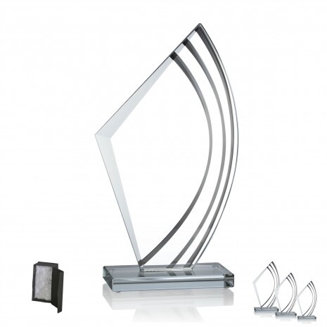Crystal trophy Noma in gift box