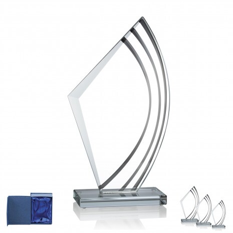 Crystal trophy Noma in gift box