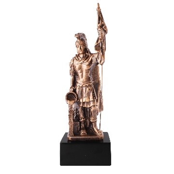St. Florian resin figure