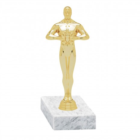 Ossi statue (small) golden figure with base