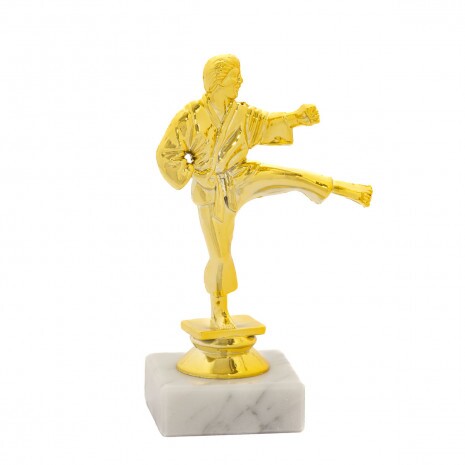 Karate (men) golden figure with base