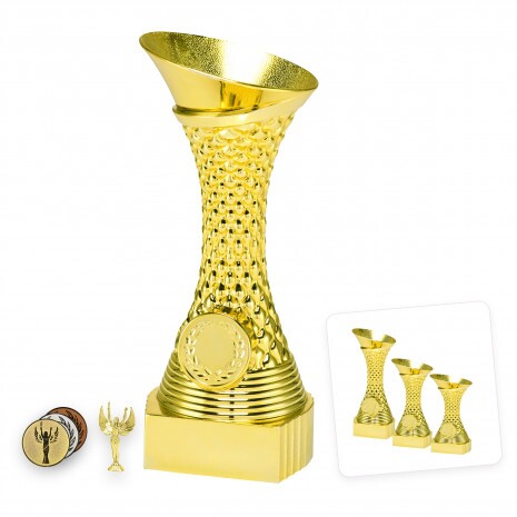 Figure stand gold column