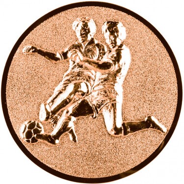 Football (embossed) medal insert
