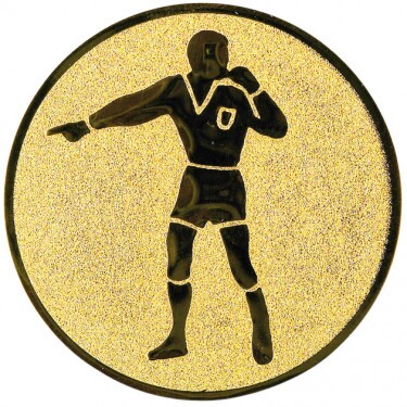 Football (referee's whistle) medal insert