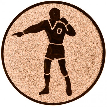 Football (referee's whistle) medal insert