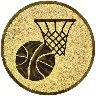 Basketball medal insert