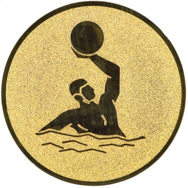Water polo medal insert