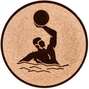 Water polo medal insert