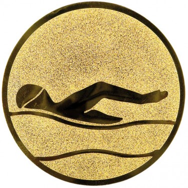 Swimming medal insert
