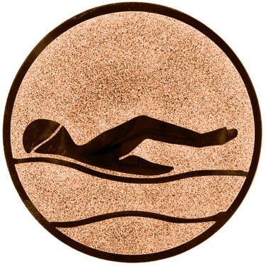 Swimming medal insert