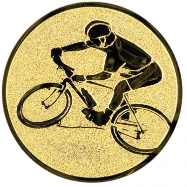 Cycling (mountain bike) medal insert