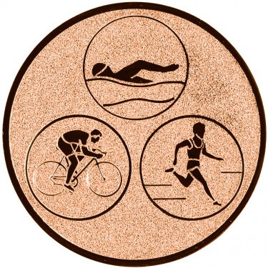 Triathlon medal insert