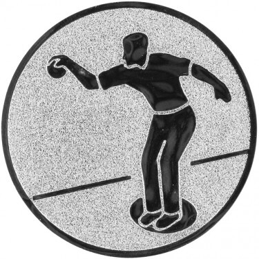 Pétanque medal insert