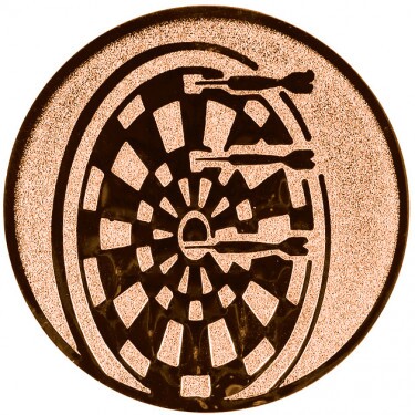 Darts medal insert