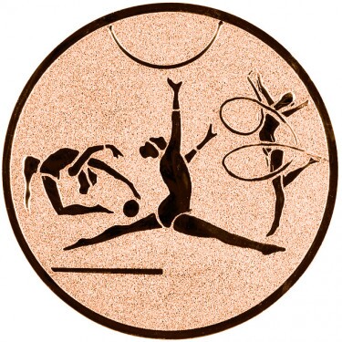 Rhythmic gymnastics medal insert