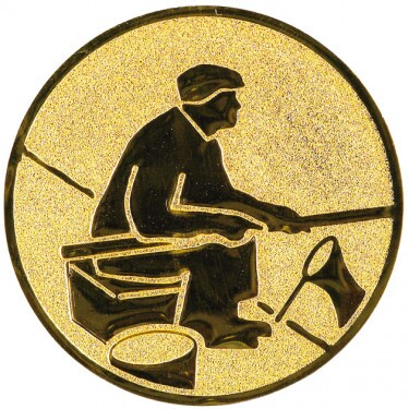 Fishing (angler) medal insert