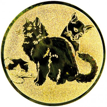 Cat medal insert