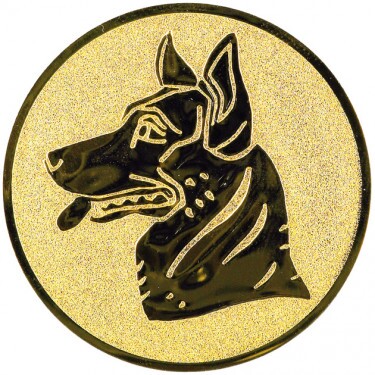 Dog (german sheperd) medal insert