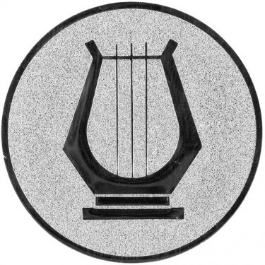 Music (harp) medal insert