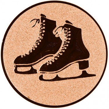 Figure skates medal insert