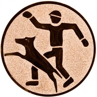 Dog training medal insert