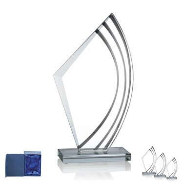 Crystal trophy Noma in gift box