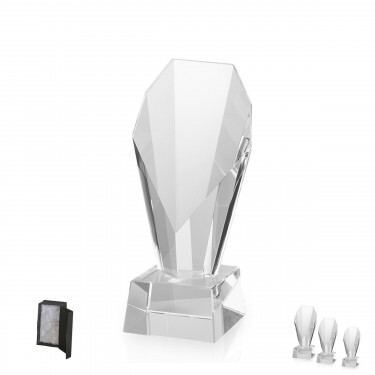 Crystal trophy Diamond in gift box