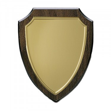 Wooden shield with engraving plate 151 B