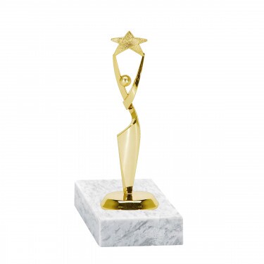 Star Award (Small) golden figure with base
