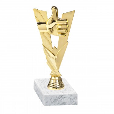 Like golden figure with base