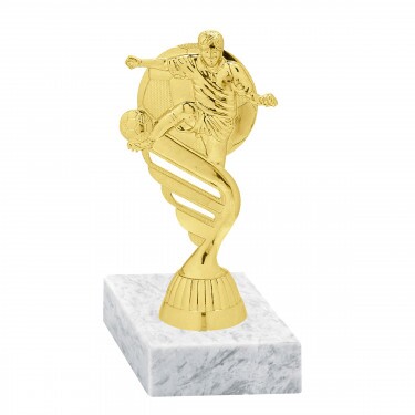 Football Theme golden figure with base