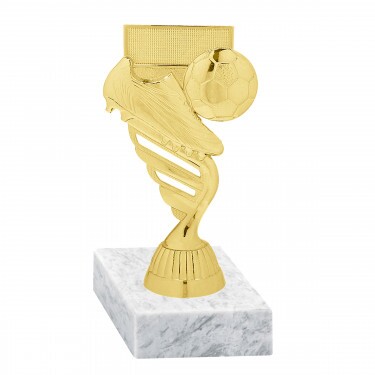 Football Theme golden figure with base