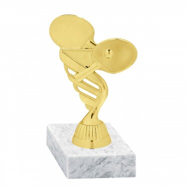 Table Tennis golden figure with base