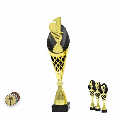 2nd Place on a black/gold trophy